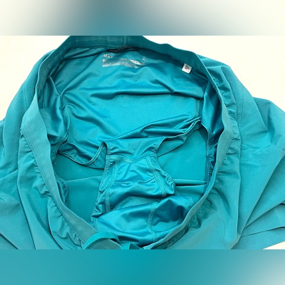 All In Motion Teal Women's Running Shorts with Zipper Pocket & Drawstrings Sz XL - Picture 11 of 16